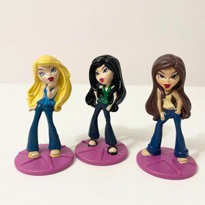Bakery Crafts Bratz Cake Topper Figures Lot Of 3
